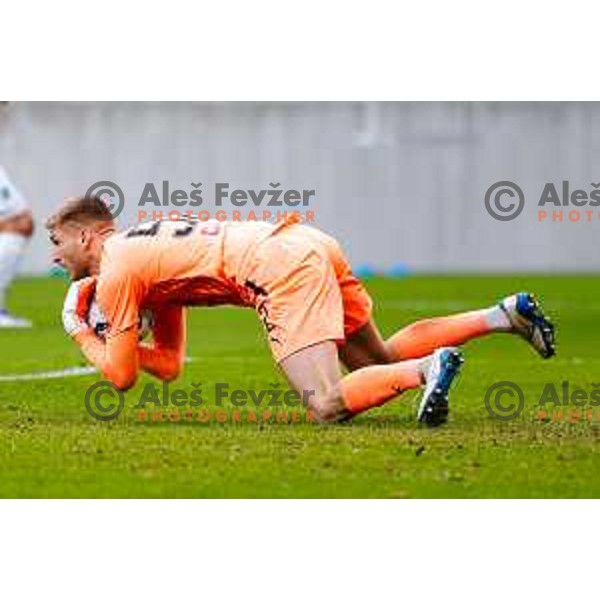 in action during Prva liga Telemach 2025/2026 football match between Bravo Big Bang and Olimpija in Ljubljana, Slovenia on December 7, 2025