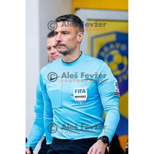 Referee Slavko Vincic during Prva liga Telemach 2025/2026 football match between Bravo Big Bang and Olimpija in Ljubljana, Slovenia on December 7, 2025 