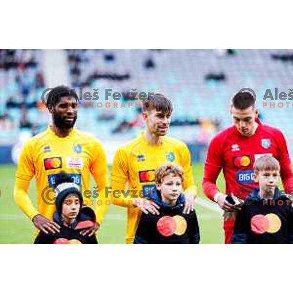 in action during Prva liga Telemach 2025/2026 football match between Bravo Big Bang and Olimpija in Ljubljana, Slovenia on December 7, 2025