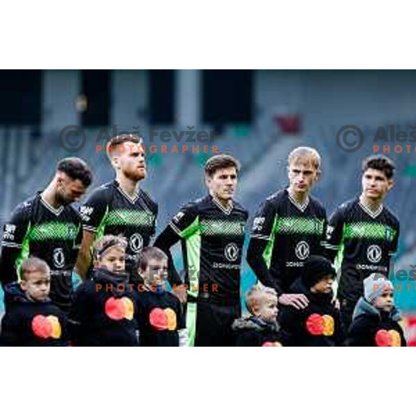 in action during Prva liga Telemach 2025/2026 football match between Bravo Big Bang and Olimpija in Ljubljana, Slovenia on December 7, 2025