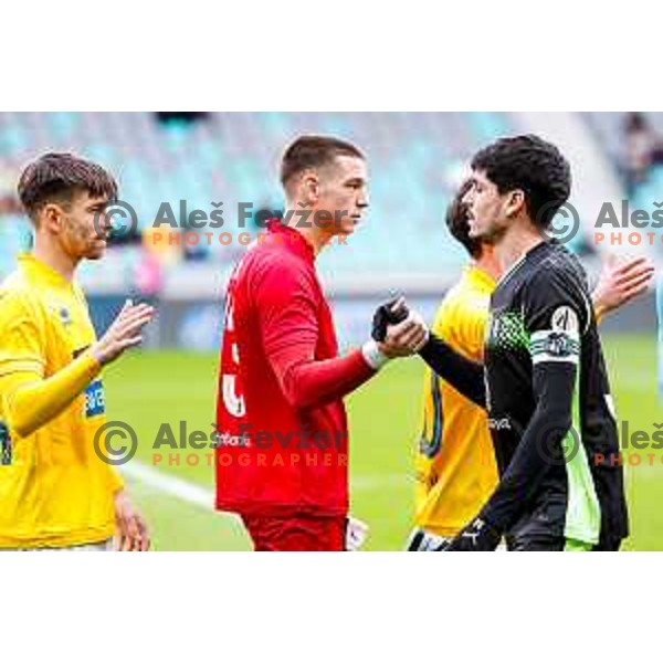 in action during Prva liga Telemach 2025/2026 football match between Bravo Big Bang and Olimpija in Ljubljana, Slovenia on December 7, 2025