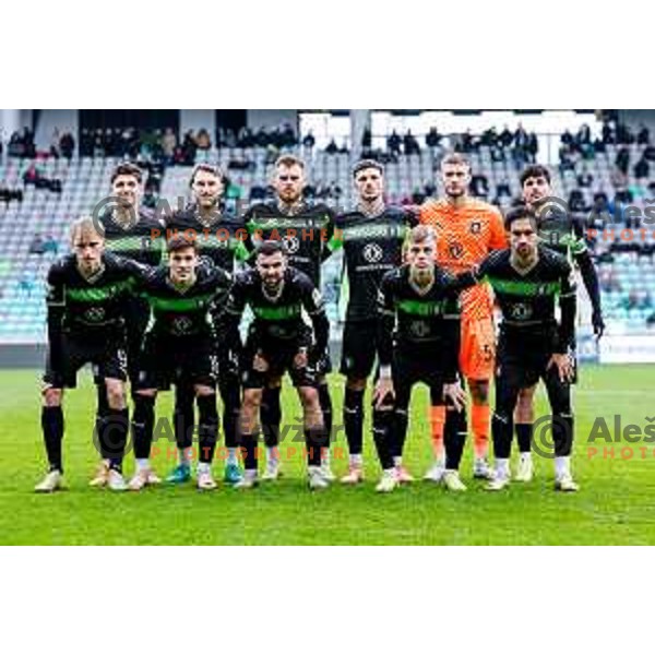 in action during Prva liga Telemach 2025/2026 football match between Bravo Big Bang and Olimpija in Ljubljana, Slovenia on December 7, 2025