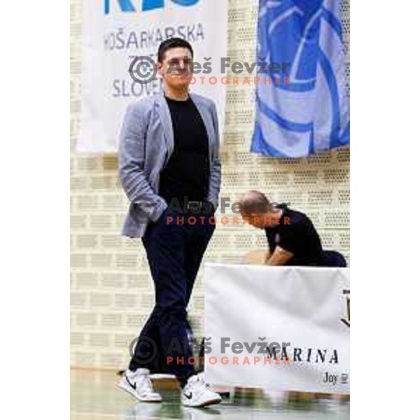 Danijel Radosavljevic during OTP Bank League basketball match between Triglav and Kansai Helios in Planina Hall, Kranj, Slovenia on December 6, 2025