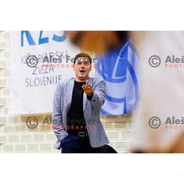 Danijel Radosavljevic during OTP Bank League basketball match between Triglav and Kansai Helios in Planina Hall, Kranj, Slovenia on December 6, 2025
