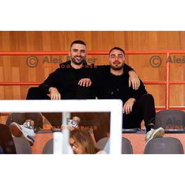 Rok Radovic at OTP Bank League basketball match between Triglav and Kansai Helios in Planina Hall, Kranj, Slovenia on December 6, 2025