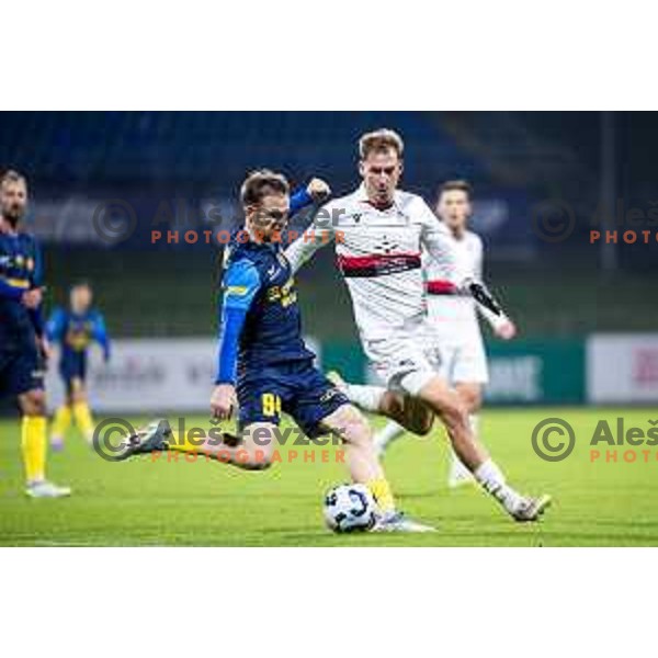 Rudi Vancas Pozeg in action during Prva liga Telemach 2025/26 football match between NK Celje and NK Primorje in Stadion z’dezele, Celje, Slovenia on December 7, 2025. Photo: Jure Banfi