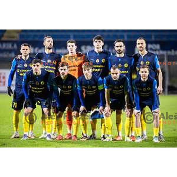 NK Celje starting eleven during Prva liga Telemach 2025/26 football match between NK Celje and NK Primorje in Stadion z’dezele, Celje, Slovenia on December 7, 2025. Photo: Jure Banfi