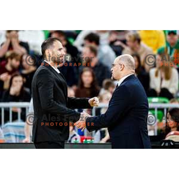 in action during AdmiralBet ABA League 2025/2026 basketball match between Cedevita Olimpija and Perspektiva Ilirija in SRC Stozice, Ljubljana, Slovenia on December 7, 2025