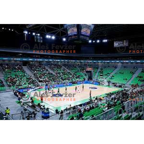 in action during AdmiralBet ABA League 2025/2026 basketball match between Cedevita Olimpija and Perspektiva Ilirija in SRC Stozice, Ljubljana, Slovenia on December 7, 2025
