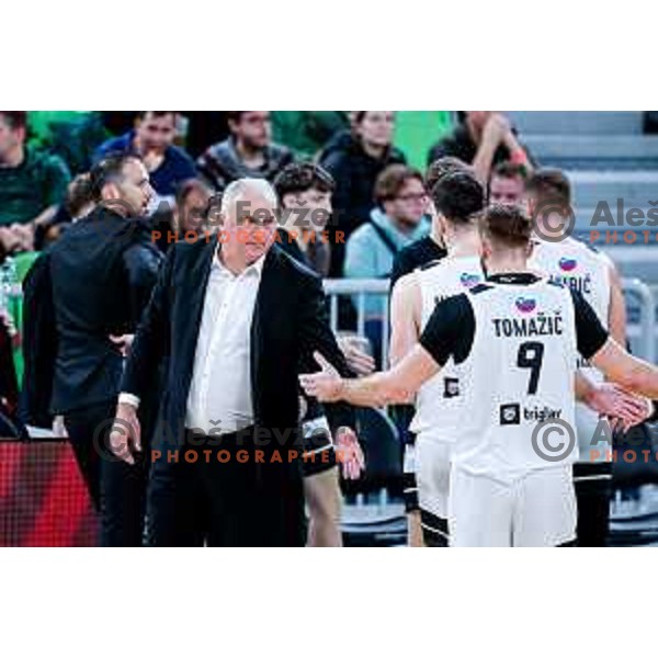 in action during AdmiralBet ABA League 2025/2026 basketball match between Cedevita Olimpija and Perspektiva Ilirija in SRC Stozice, Ljubljana, Slovenia on December 7, 2025