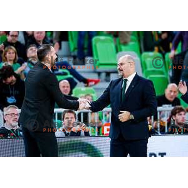 in action during AdmiralBet ABA League 2025/2026 basketball match between Cedevita Olimpija and Perspektiva Ilirija in SRC Stozice, Ljubljana, Slovenia on December 7, 2025