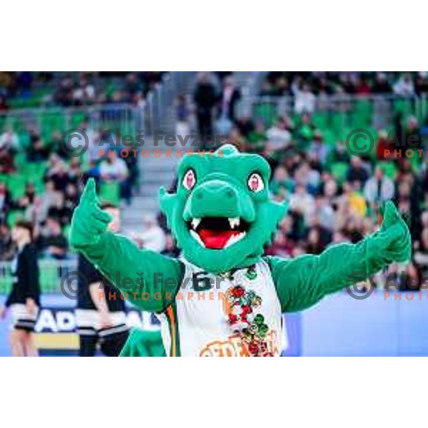 in action during AdmiralBet ABA League 2025/2026 basketball match between Cedevita Olimpija and Perspektiva Ilirija in SRC Stozice, Ljubljana, Slovenia on December 7, 2025