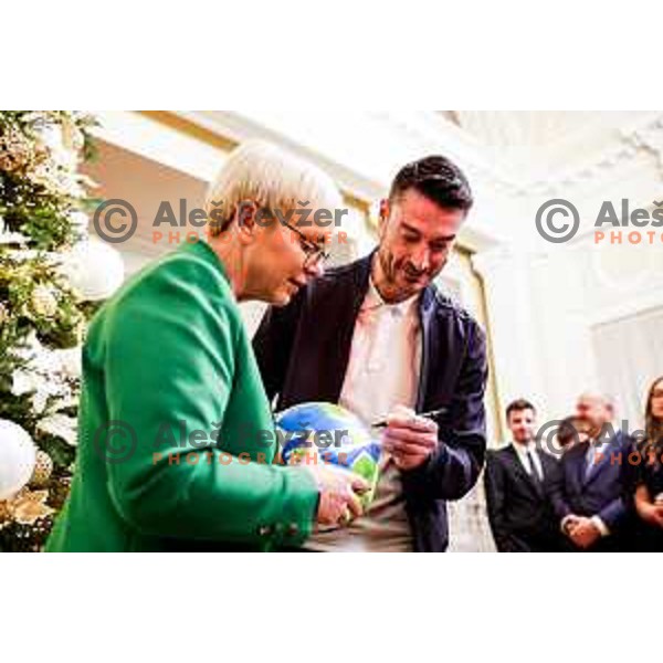 Albert Riera during Reception for Best Slovenian Sportswoman and Sportsman held by President of Slovenia in Ljubljana, Slovenia on December 9, 2025