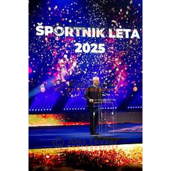 during Best Slovenian Sportsman of 2025 - Sportnik leta in Ljubljana, Slovenia on December 9, 2025
