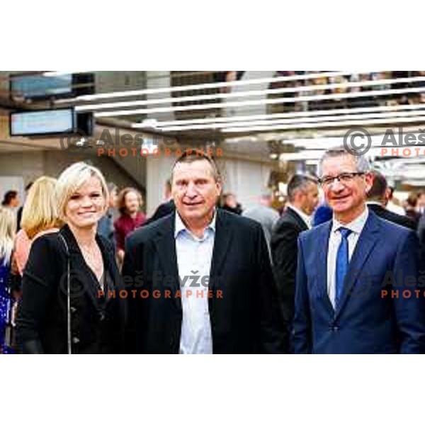 Urska Zolnir Jugovar, Igor Primc, Rajmond Debevec during Best Slovenian Sportsman of 2025 - Sportnik leta in Ljubljana, Slovenia on December 9, 2025