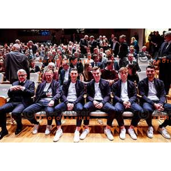 Albert Riera and players of NK Celje during Best Slovenian Sportsman of 2025 - Sportnik leta in Ljubljana, Slovenia on December 9, 2025