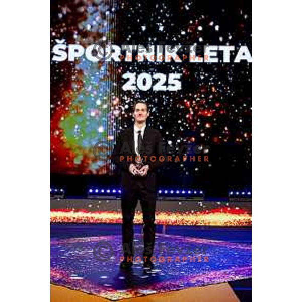Domen Prevc during Best Slovenian Sportsman of 2025 - Sportnik leta in Ljubljana, Slovenia on December 9, 2025
