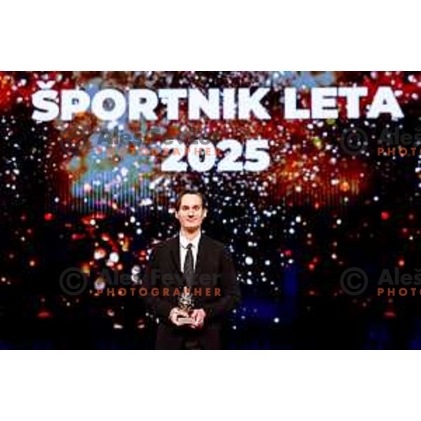 Domen Prevc during Best Slovenian Sportsman of 2025 - Sportnik leta in Ljubljana, Slovenia on December 9, 2025