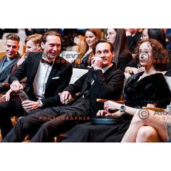 Anze Lanisek and Domen Prevc during Best Slovenian Sportsman of 2025 - Sportnik leta in Ljubljana, Slovenia on December 9, 2025