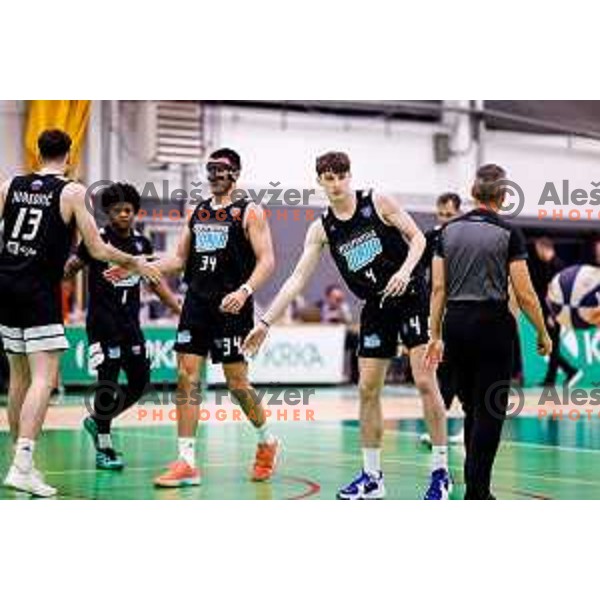 in action during OTP Bank League 2025/2026 basketball match between Krka and Perspektiva Ilirija in Marof Hall, Novo Mesto, Slovenia on December 10, 2025