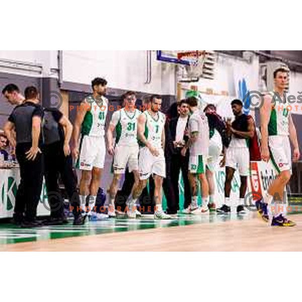 in action during OTP Bank League 2025/2026 basketball match between Krka and Perspektiva Ilirija in Marof Hall, Novo Mesto, Slovenia on December 10, 2025