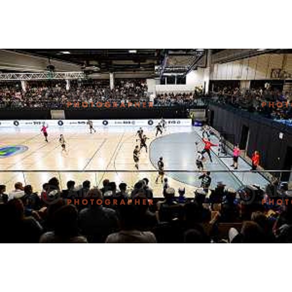 in action during quarter-final of Slovenian Handball Cup match between Trimo Trebnje and Gorenje Velenje in Trebnje, Slovenia on December 10, 2025