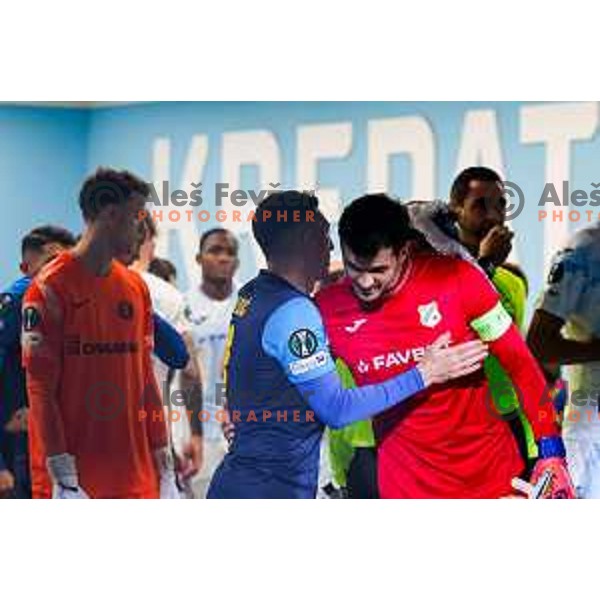 Mario Kvesic and Martin Zlomislic during UEFA Conference League 2025/2026 match day 5 between HNK Rijeka (CRO) and NK Celje (SLO) at Rujevica Stadium, Rijeka, Croatia on December 11, 2025