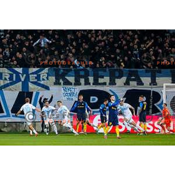 in action during UEFA Conference League 2025/2026 match day 5 between HNK Rijeka (CRO) and NK Celje (SLO) at Rujevica Stadium, Rijeka, Croatia on December 11, 2025