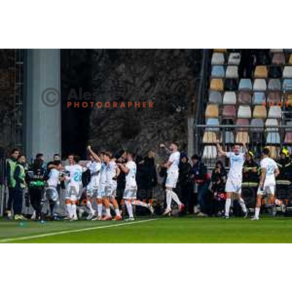 in action during UEFA Conference League 2025/2026 match day 5 between HNK Rijeka (CRO) and NK Celje (SLO) at Rujevica Stadium, Rijeka, Croatia on December 11, 2025