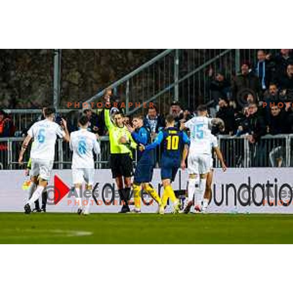 in action during UEFA Conference League 2025/2026 match day 5 between HNK Rijeka (CRO) and NK Celje (SLO) at Rujevica Stadium, Rijeka, Croatia on December 11, 2025