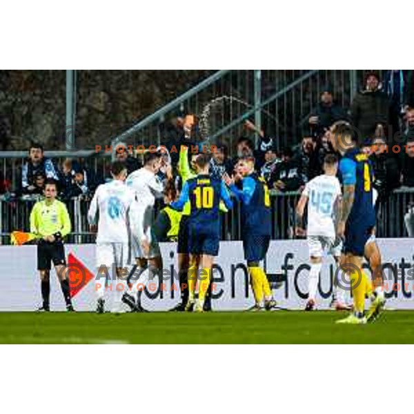 in action during UEFA Conference League 2025/2026 match day 5 between HNK Rijeka (CRO) and NK Celje (SLO) at Rujevica Stadium, Rijeka, Croatia on December 11, 2025