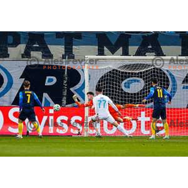 in action during UEFA Conference League 2025/2026 match day 5 between HNK Rijeka (CRO) and NK Celje (SLO) at Rujevica Stadium, Rijeka, Croatia on December 11, 2025