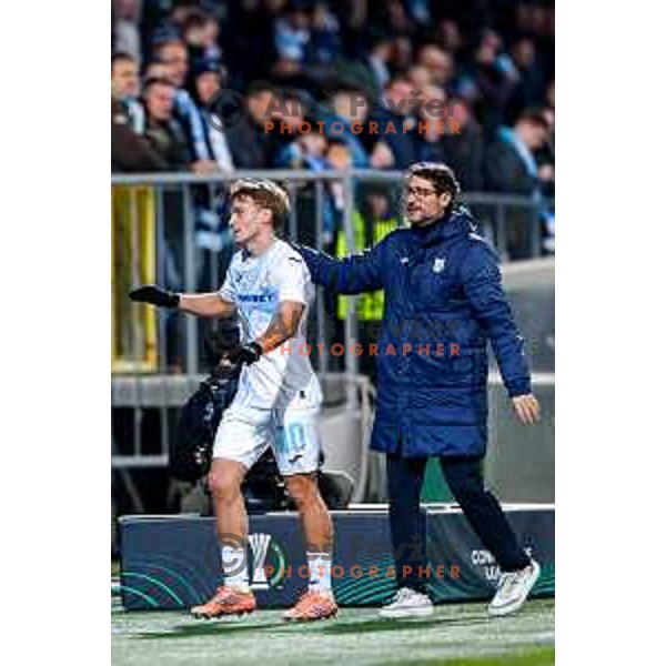 Victor Sanchez, head coach of Rijeka during UEFA Conference League 2025/2026 match day 5 between HNK Rijeka (CRO) and NK Celje (SLO) at Rujevica Stadium, Rijeka, Croatia on December 11, 2025