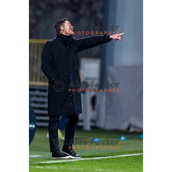 Albert Riera, head coach of Celje during UEFA Conference League 2025/2026 match day 5 between HNK Rijeka (CRO) and NK Celje (SLO) at Rujevica Stadium, Rijeka, Croatia on December 11, 2025