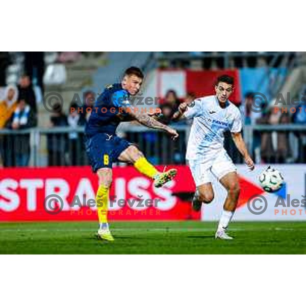 in action during UEFA Conference League 2025/2026 match day 5 between HNK Rijeka (CRO) and NK Celje (SLO) at Rujevica Stadium, Rijeka, Croatia on December 11, 2025