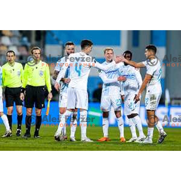 in action during UEFA Conference League 2025/2026 match day 5 between HNK Rijeka (CRO) and NK Celje (SLO) at Rujevica Stadium, Rijeka, Croatia on December 11, 2025