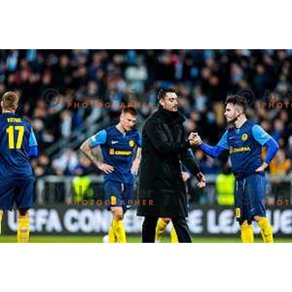 Albert Riera, head coach of Celje during UEFA Conference League 2025/2026 match day 5 between HNK Rijeka (CRO) and NK Celje (SLO) at Rujevica Stadium, Rijeka, Croatia on December 11, 2025