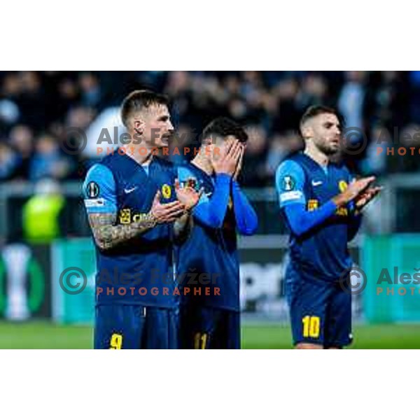 Franko Kovacevic in action during UEFA Conference League 2025/2026 match day 5 between HNK Rijeka (CRO) and NK Celje (SLO) at Rujevica Stadium, Rijeka, Croatia on December 11, 2025