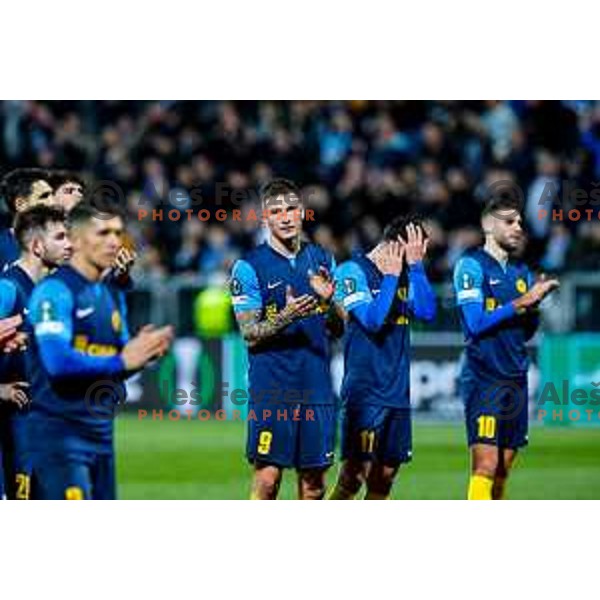 Franko Kovacevic in action during UEFA Conference League 2025/2026 match day 5 between HNK Rijeka (CRO) and NK Celje (SLO) at Rujevica Stadium, Rijeka, Croatia on December 11, 2025