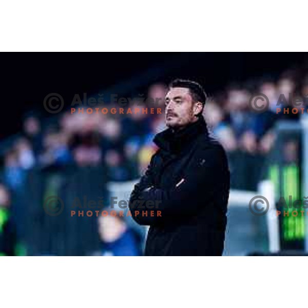 Albert Riera, head coach of Celje during UEFA Conference League 2025/2026 match day 5 between HNK Rijeka (CRO) and NK Celje (SLO) at Rujevica Stadium, Rijeka, Croatia on December 11, 2025