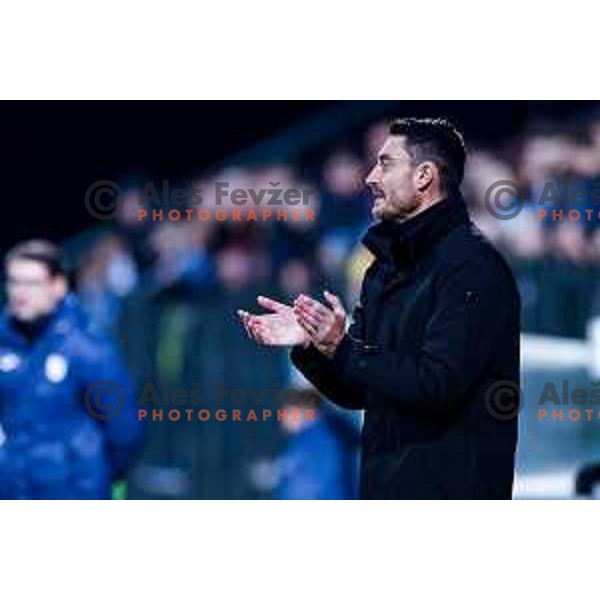 Albert Riera, head coach of Celje during UEFA Conference League 2025/2026 match day 5 between HNK Rijeka (CRO) and NK Celje (SLO) at Rujevica Stadium, Rijeka, Croatia on December 11, 2025