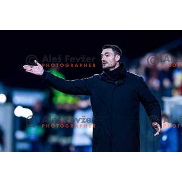 Albert Riera, head coach of Celje during UEFA Conference League 2025/2026 match day 5 between HNK Rijeka (CRO) and NK Celje (SLO) at Rujevica Stadium, Rijeka, Croatia on December 11, 2025