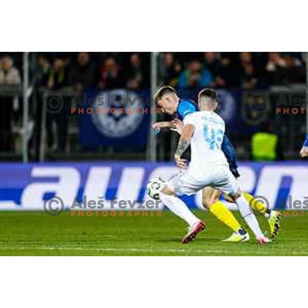Franko Kovacevic in action during UEFA Conference League 2025/2026 match day 5 between HNK Rijeka (CRO) and NK Celje (SLO) at Rujevica Stadium, Rijeka, Croatia on December 11, 2025