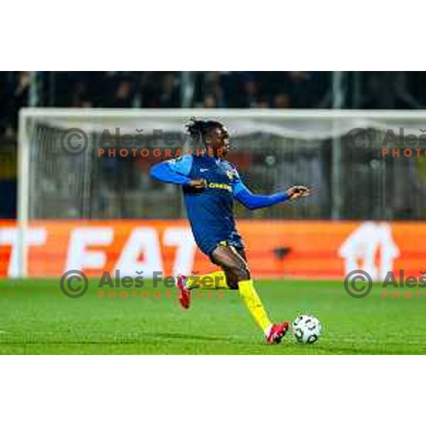 in action during UEFA Conference League 2025/2026 match day 5 between HNK Rijeka (CRO) and NK Celje (SLO) at Rujevica Stadium, Rijeka, Croatia on December 11, 2025