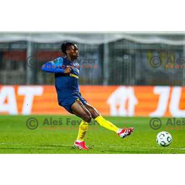 in action during UEFA Conference League 2025/2026 match day 5 between HNK Rijeka (CRO) and NK Celje (SLO) at Rujevica Stadium, Rijeka, Croatia on December 11, 2025