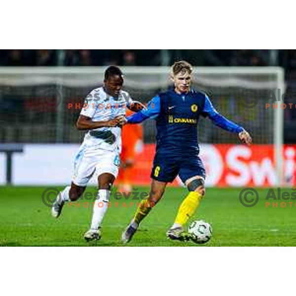 in action during UEFA Conference League 2025/2026 match day 5 between HNK Rijeka (CRO) and NK Celje (SLO) at Rujevica Stadium, Rijeka, Croatia on December 11, 2025
