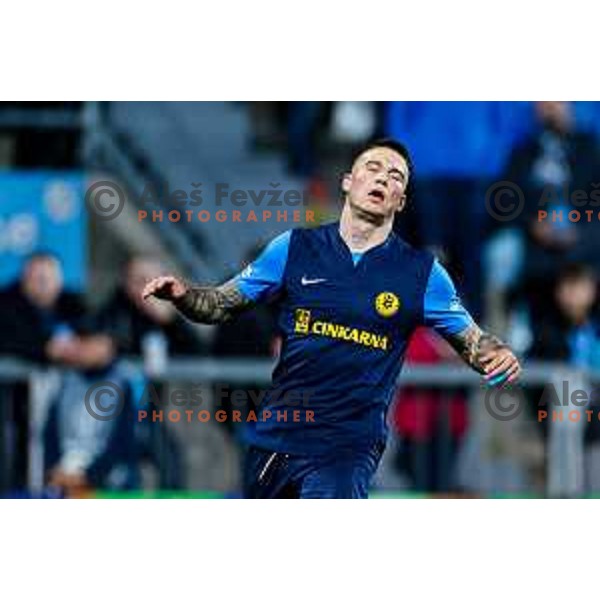 Franko Kovacevic in action during UEFA Conference League 2025/2026 match day 5 between HNK Rijeka (CRO) and NK Celje (SLO) at Rujevica Stadium, Rijeka, Croatia on December 11, 2025