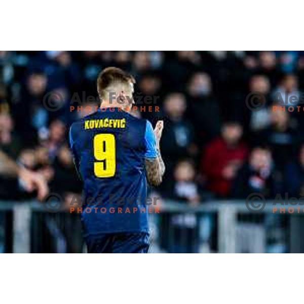 Franko Kovacevic in action during UEFA Conference League 2025/2026 match day 5 between HNK Rijeka (CRO) and NK Celje (SLO) at Rujevica Stadium, Rijeka, Croatia on December 11, 2025