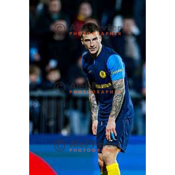 Franko Kovacevic in action during UEFA Conference League 2025/2026 match day 5 between HNK Rijeka (CRO) and NK Celje (SLO) at Rujevica Stadium, Rijeka, Croatia on December 11, 2025