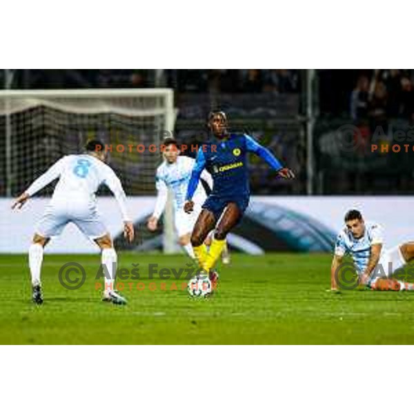 in action during UEFA Conference League 2025/2026 match day 5 between HNK Rijeka (CRO) and NK Celje (SLO) at Rujevica Stadium, Rijeka, Croatia on December 11, 2025